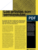 Los Artistas Son Semionautas-Nicolas Bourriaud