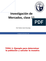 Clase 11, Investigación de Mercados