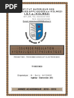 COURS DE REGULATION HYDRAULIQUE ET PNEUMATIQUE G3 ISTA 2017 2018 Final