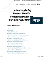 2021 The Journey To Try Harder TJnull's Preparation Guide For PEN-200 PWK - OSCP 2.0 NetSec Focus