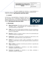 Pro-Sst 32 Procedimiento de Asignacion de Responsabilidades A Todos Los Niveles