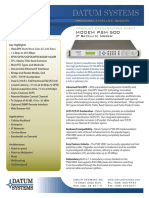 Datum PSM-500 Datasheet