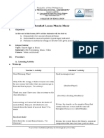 Detailed Lesson Plan in Music: Cebu Technological University