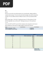 Efficient Portfolio Case Solution