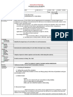 Detailed Lesson Plan (DLP) : Work Immersion Is One of The Course Requirements For Graduation. A Senior High School