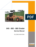 845 - 865 - 885 Grader: Service Manual