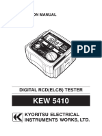 Instruction Manual: Digital RCD (Elcb) Tester