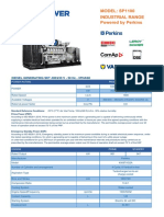 SP1100 50HZ Perkins Generator