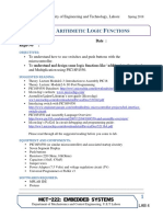 LAB 4: A L F: Rithmetic Ogic Unctions