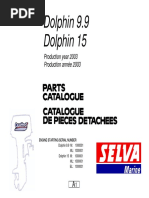 Dolphin 9.9 - Dolphin 15 Parts Manual '03