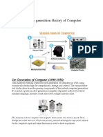 1st To 5th Generation History of Computer