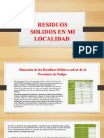 Residuos Solidos en Mi Localidad