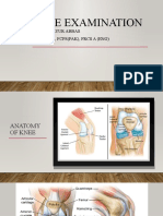 Knee Examination: DR Ghayur Abbas MBBS, Fcps (Pak), Frcs A (Eng)