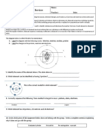 8th Grade Chemistry Unit Review