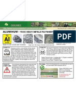 Aluminum Toxic Heavy Metals Fact Sheet