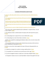 Answers - Mid Term Exam Advanced Project Management Arab Academy