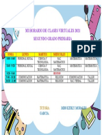 Horario de Clases 2021