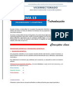 Tema 13 Progresiones y Logaritmos