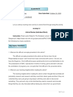 STS (Science, Technology and Society) Lewis Wolpert's The Medawar Lecture 1998 Is Science Dangerous?