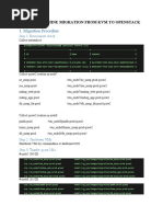 VM Migration From KVM To Openstack