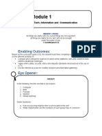 Unit 1. Module 1: Enabling Outcomes