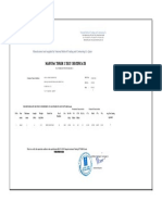 Manufacturer'S Test Certificate: Manufactured and Supplied by National Builtech Trading and Contracting Co. Qatar