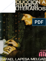 Lapesa, Rafael - Introducción A Los Estudios Literarios (2019)