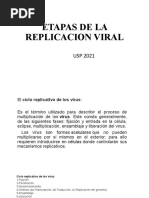 Etapas de La Replicacion Viral