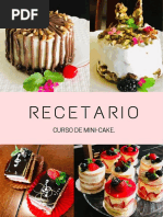 Recetario de Mini Cake 1