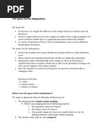 Research II: Chi-Square Test For Independence