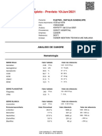 Incompleto - Previsto 10/jun/2021: Analisis de Sangre