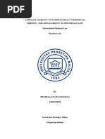 Carriage Liability in International Commercial Shipping: The Applicability in Indonesian Law