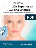 Programa Curso Medicina Estetica CACE