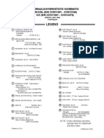 Legend: Hydraulic/Hydrostatic Schematic 320/320L (S/N 223811001 - 223812346) 322 (S/N 223511001 - 223514376)