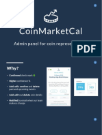 Coinmarketcal: Admin Panel For Coin Representatives