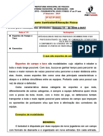 6º AO 9º ANO ED - físiCA - Aula 31 - Esportes de Campo e Taco