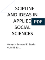 Discipline and Ideas in Applied Social Sciences