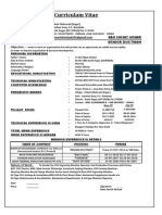 Curriculam Vitae: Objective:-Senior Ductman