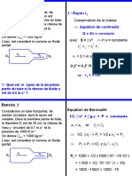 Conservation de La Masse R.R R: .V R .V R