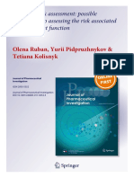 Excipient Risk Assessment: Possible Approaches To Assessing The Risk Associated With Excipient Function