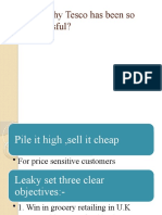 Q1) Why Tesco Has Been So Successful?