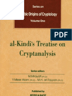 Arabic Origins of Cryptology Vol. 1