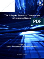 The Ashgate Research Companion To Cosmopolitanism - Ashgate (2011)