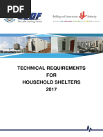 Technical Requirements For Household Shelters HSTR 2017