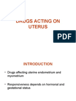 Drugs Acting On Uterus