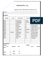 Practical No. 7 (B) : Aim: Write Assembly Language Code in GNU 8085 To Perform OR On