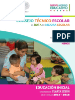 19 CTE La Ruta de Mejora Escolar. Educación Inicial (2017)