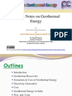 Unit 3-Lecture Notes On Geothermal Energy