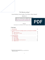 Fix-Cm Package - LaTeX