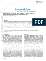 A Survey of Autonomous Driving:: Common Practices and Emerging Technologies